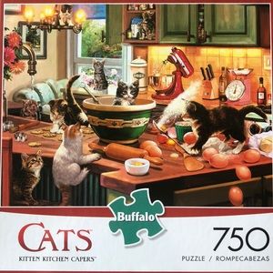Cats Kitten Kitchen Capers 750 piece puzzle